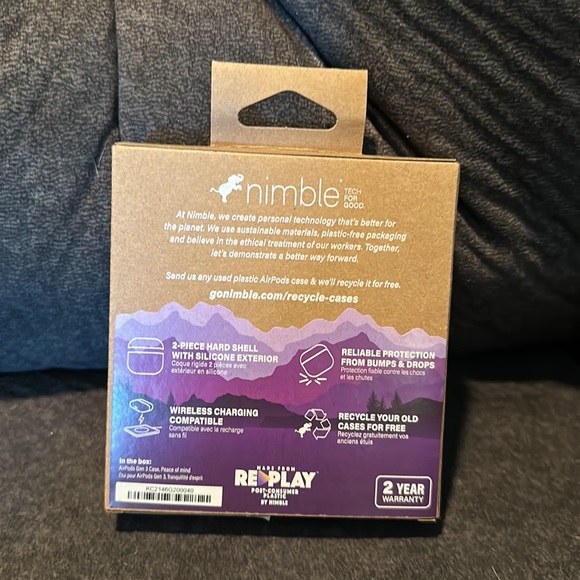 3/$15 SALE 💫 NWT Nimble AirPods Case - Picture 3 of 8